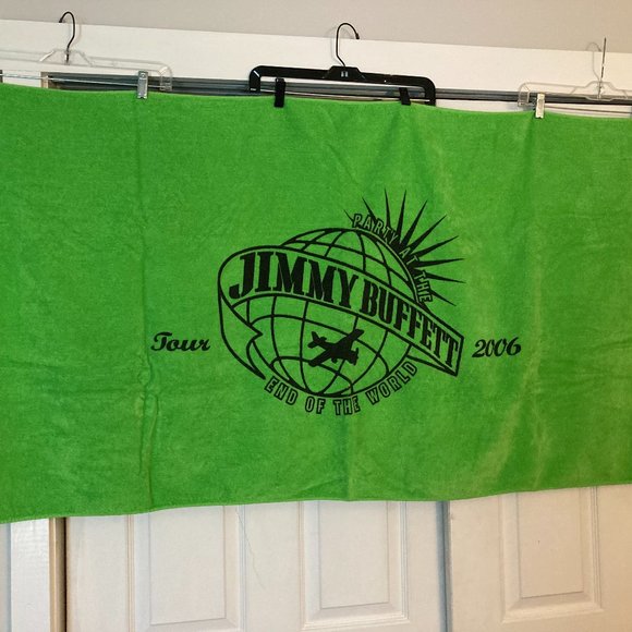 Jimmy Buffett Bath 206 Jimmy Buffett Concert Beach Towel Nwot Party At The End Of The World